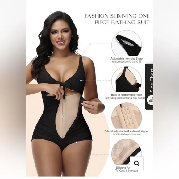 Shapshe one piece Tummy Control Swimsuit Size XL - Picture 3 of 12